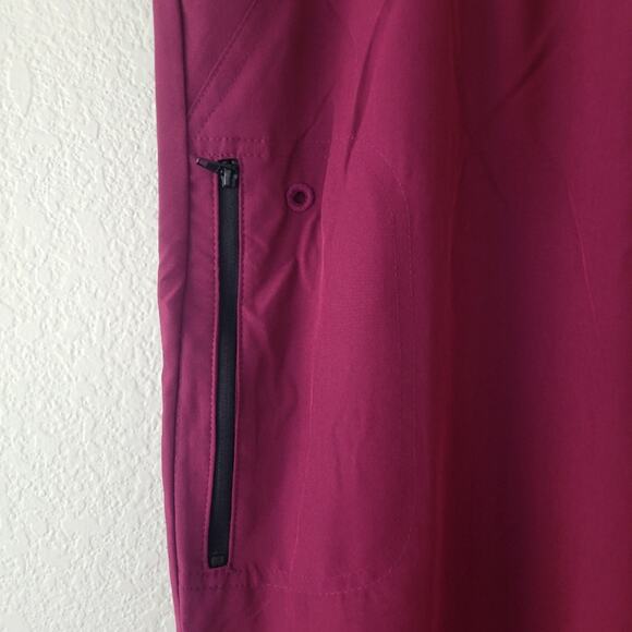 Barco One 0217 Men's Athletic Jogger Scrub Pants Size 2X - Wine- NWT - Picture 8 of 13